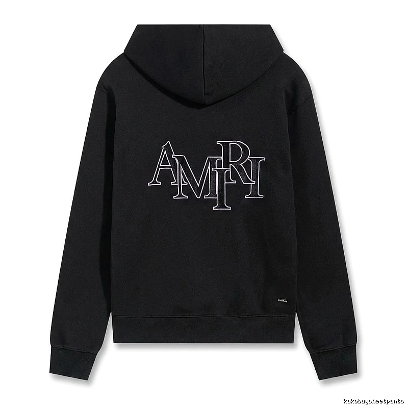 AMIRI letter-style black sweatshirt