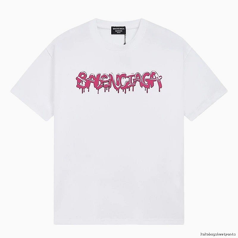 Balenciaga Graffiti Street Style White T-shirt