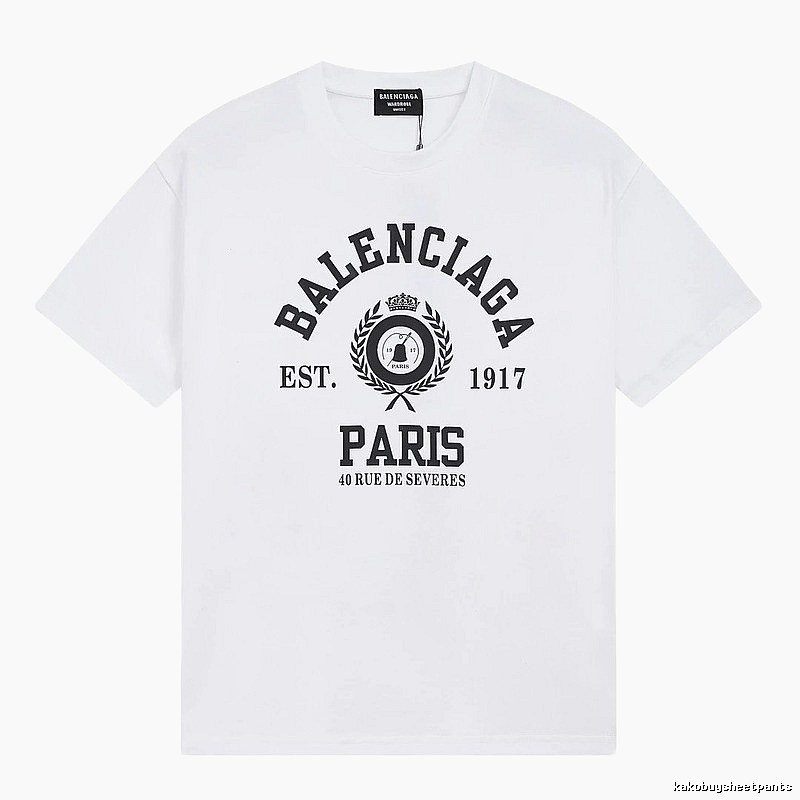 Balenciaga retro style white T-shirt