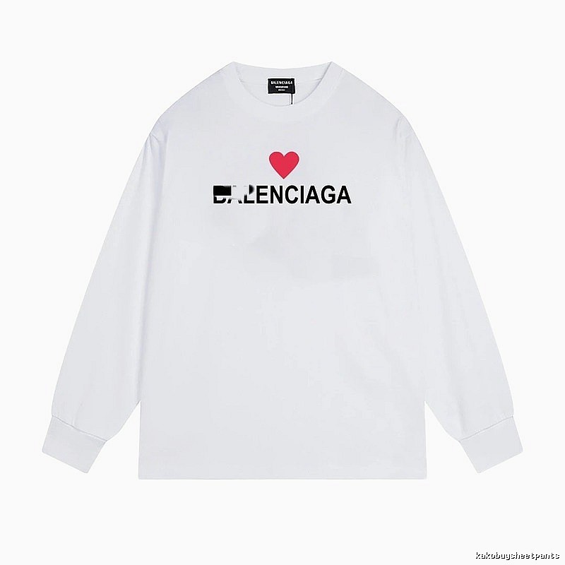 Balenciaga's simple white T-shirt with a heart design.