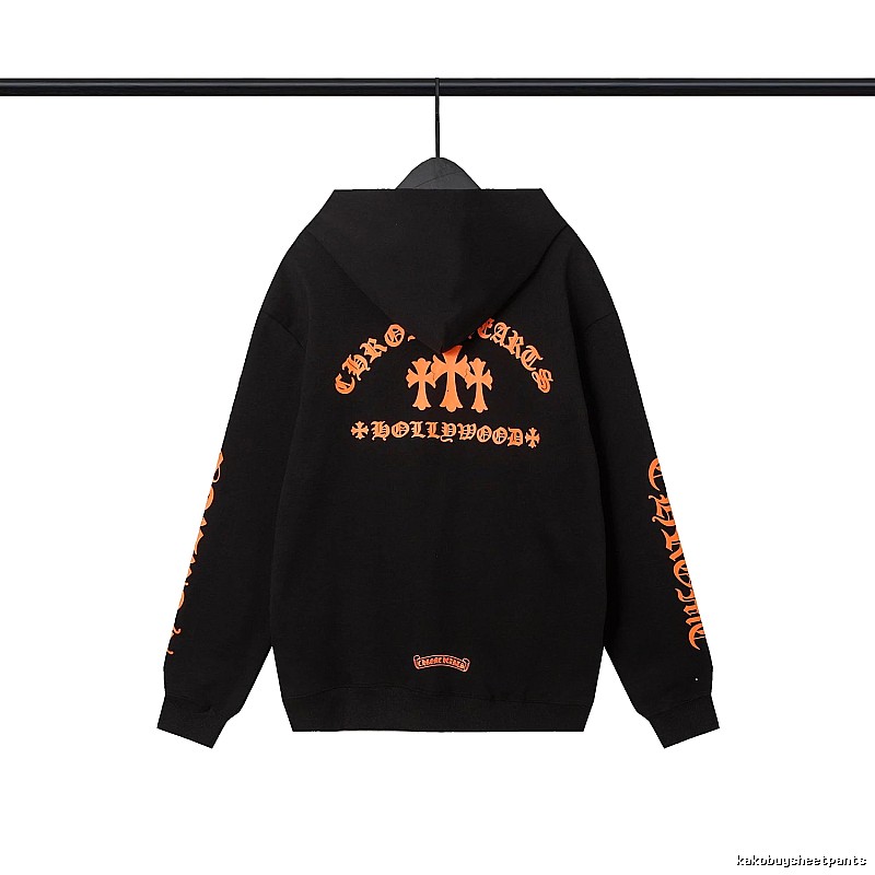 Chrome Hearts 2089-67 Black Cross Graphic Hoodie Color Pop