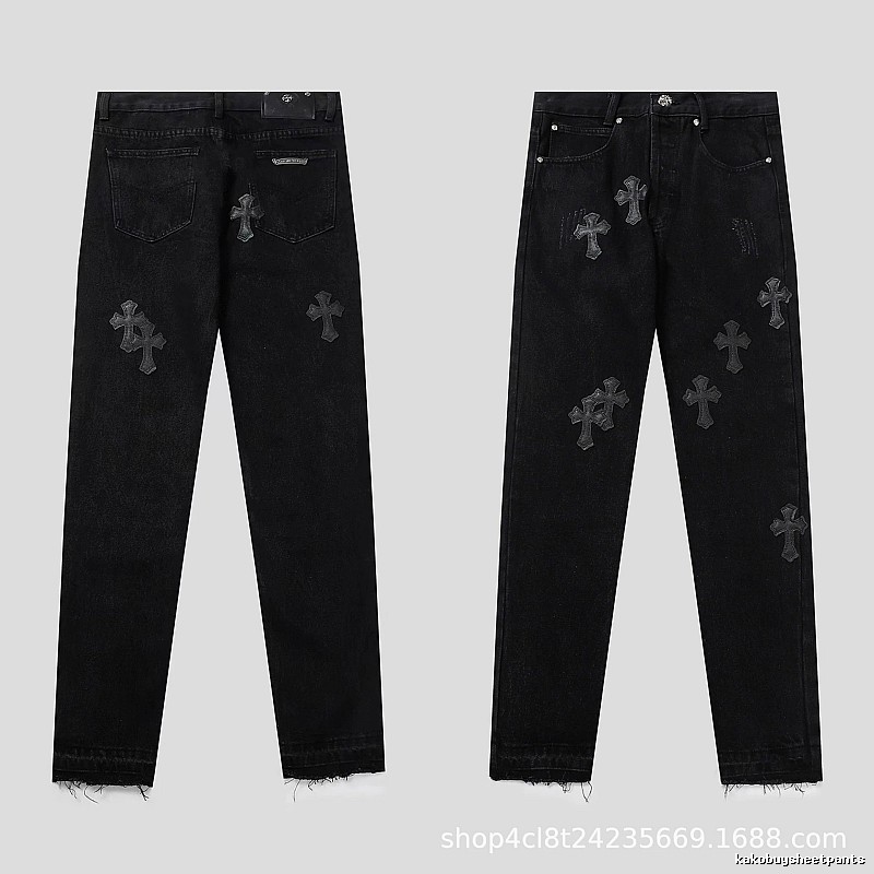 Chrome Hearts Weekend Graphic jeans Light Denim Jeans for Seasonal Looks