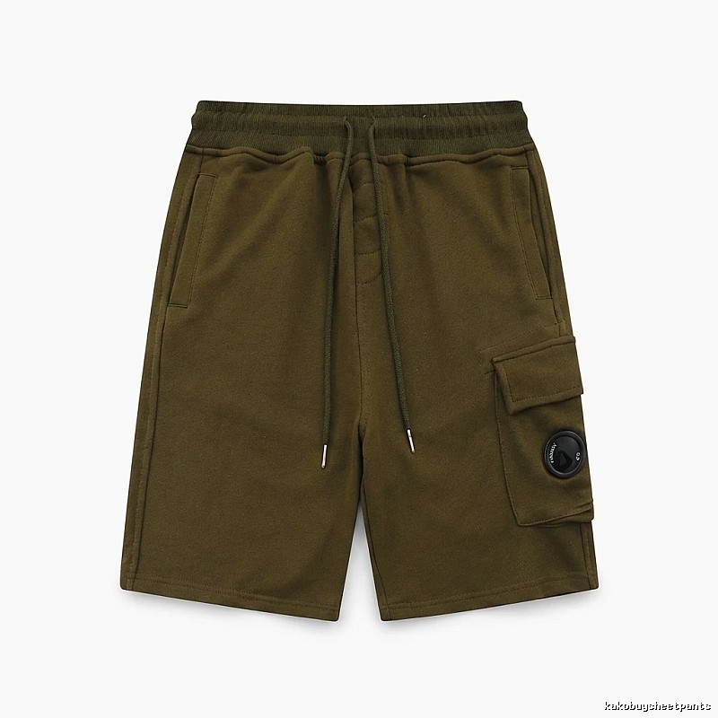 C.P. Company olive work-style shorts