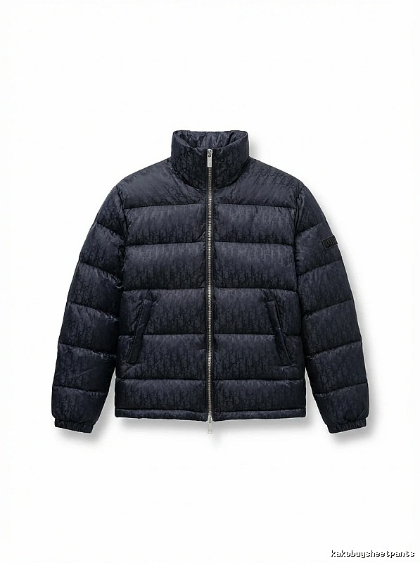 Dior's classic fashionable black down jacket