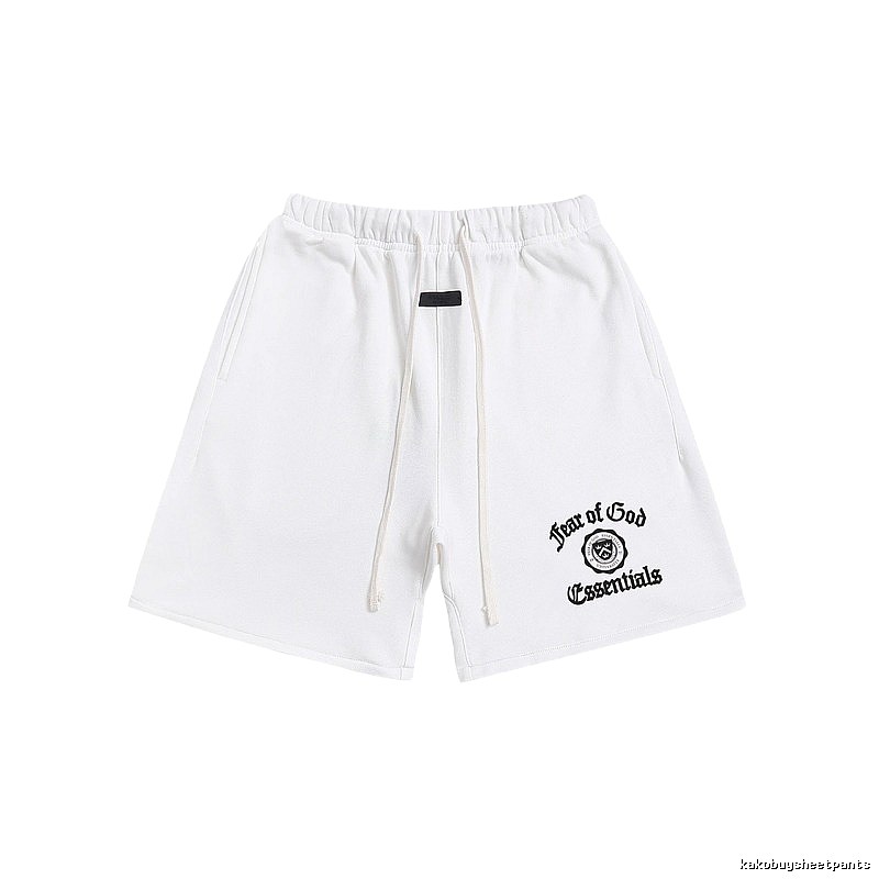 ESSENTIALS Trendy Brand Simple White Shorts