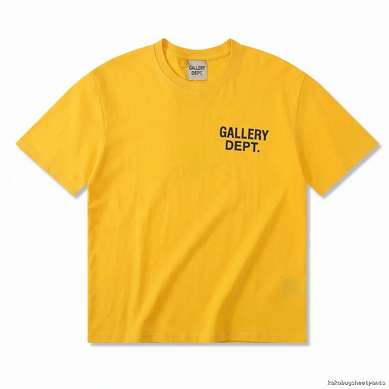 Gallery Dept. Alphabet Style Yellow T-shirt
