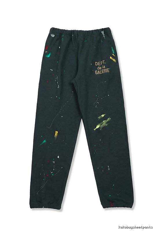 Gallery Dept Graffiti Style Black Trousers