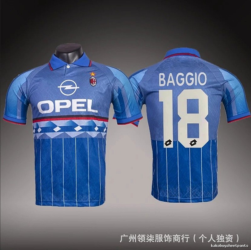 Inter Milan Lightweight Brehme #3 soccer jersey Blue Black Striped for Gift Ideas