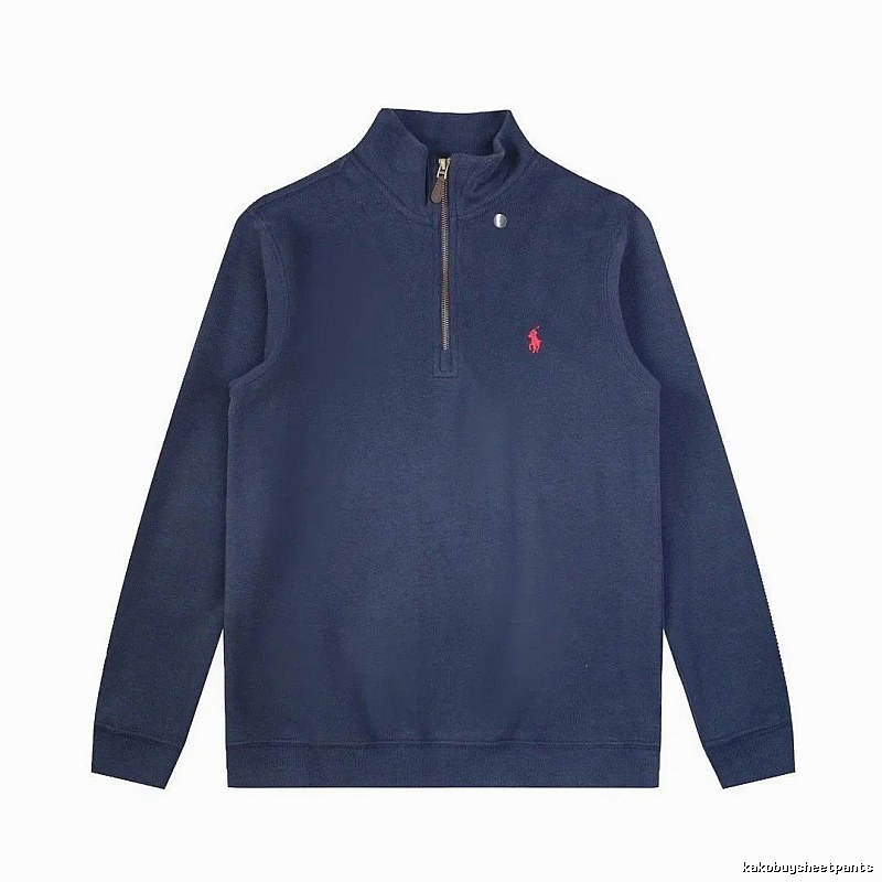 Lacoste Streetwear Quarter-zip sweatshirt Black Quarter Zip with Logo Accent