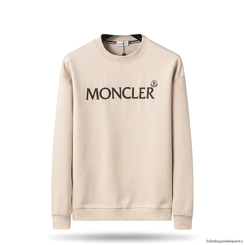 Moncler minimalist beige sweatshirt