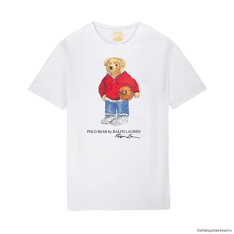 Ralph Lauren Teddy Bear Series White T-shirt