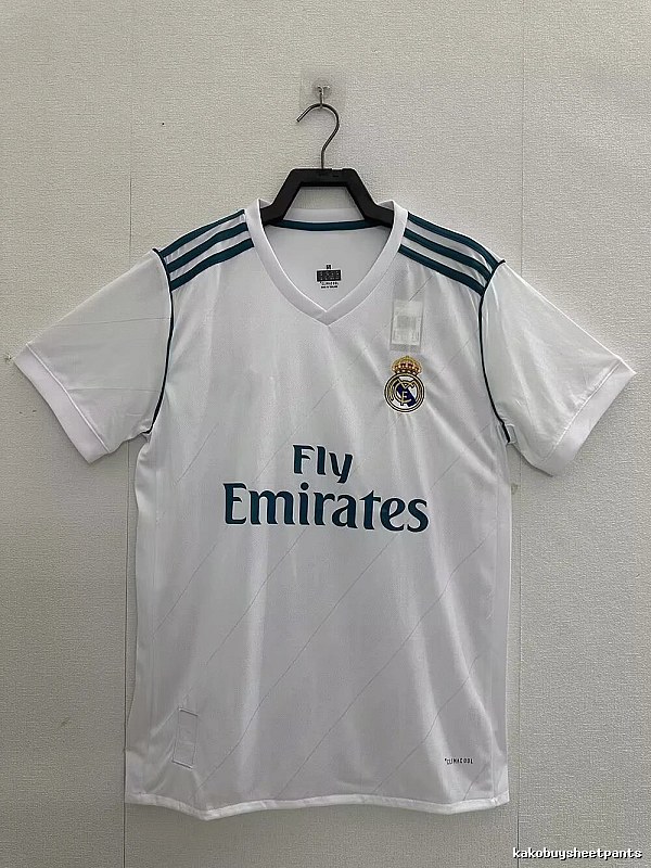 Real Madrid Daily Retro Teka soccer jersey White Retro Football with Visual Detail