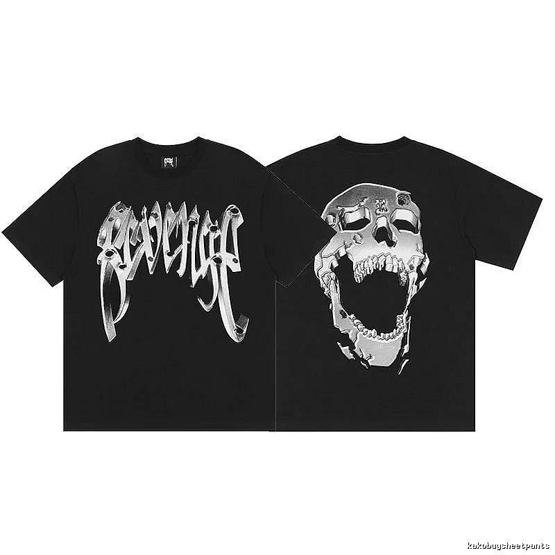 Revenge Black Skull Graphic T-Shirt Travel Pack