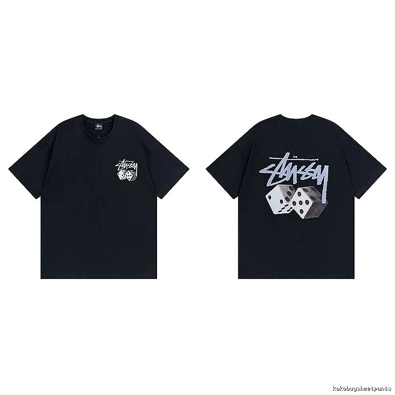 Stussy Black Spider Graphic T-Shirt Layered Outfit Logo