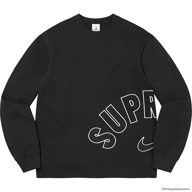 Supreme Resort Logo hoodie Gray Red Oversized with Premium Look
