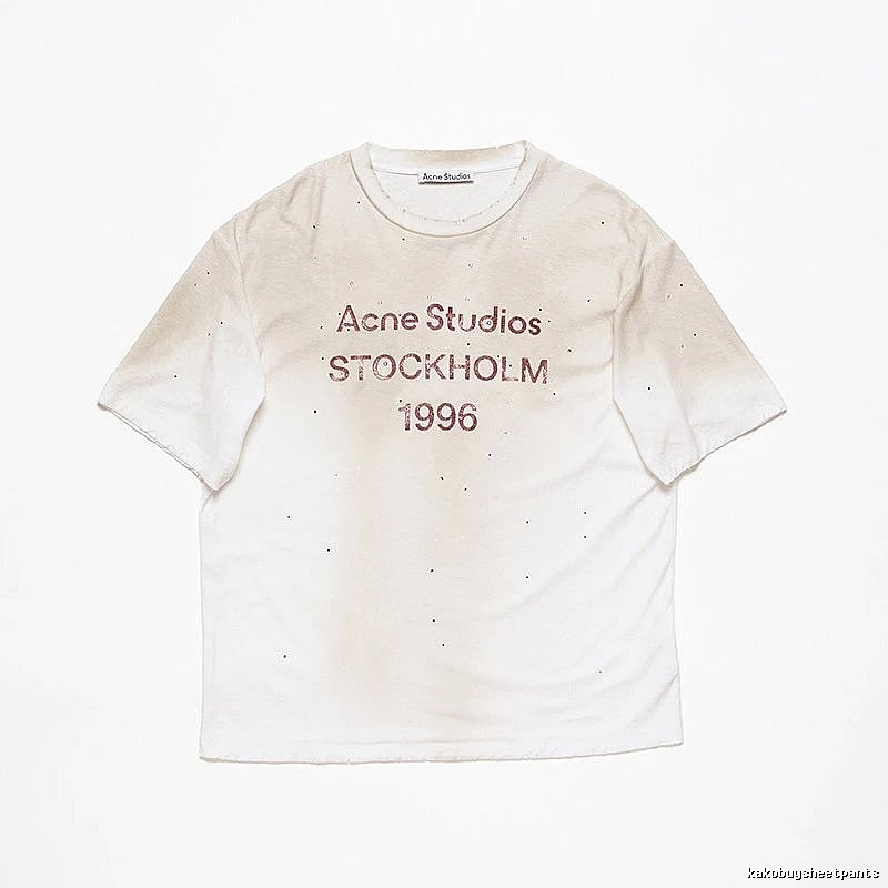 Acne Studios 2090-80 White Style Ac908056 Stockholm Logo T-Shirt Layered Outfit