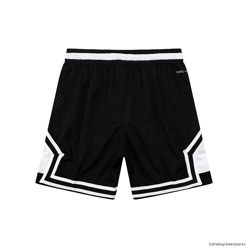 AJ Sporty Black and White Shorts