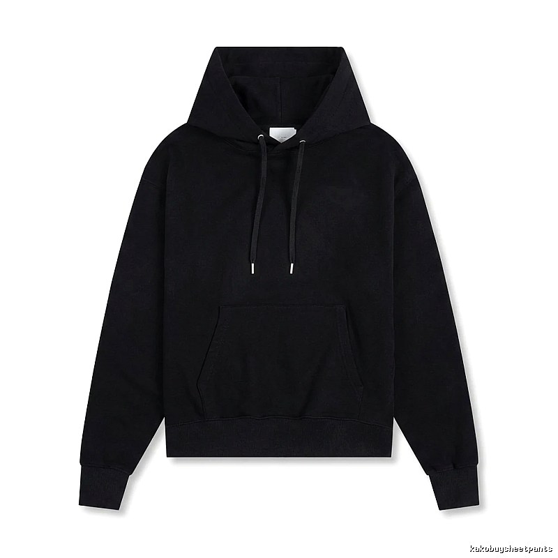 AMI Basic Style Simple Black Hoodie