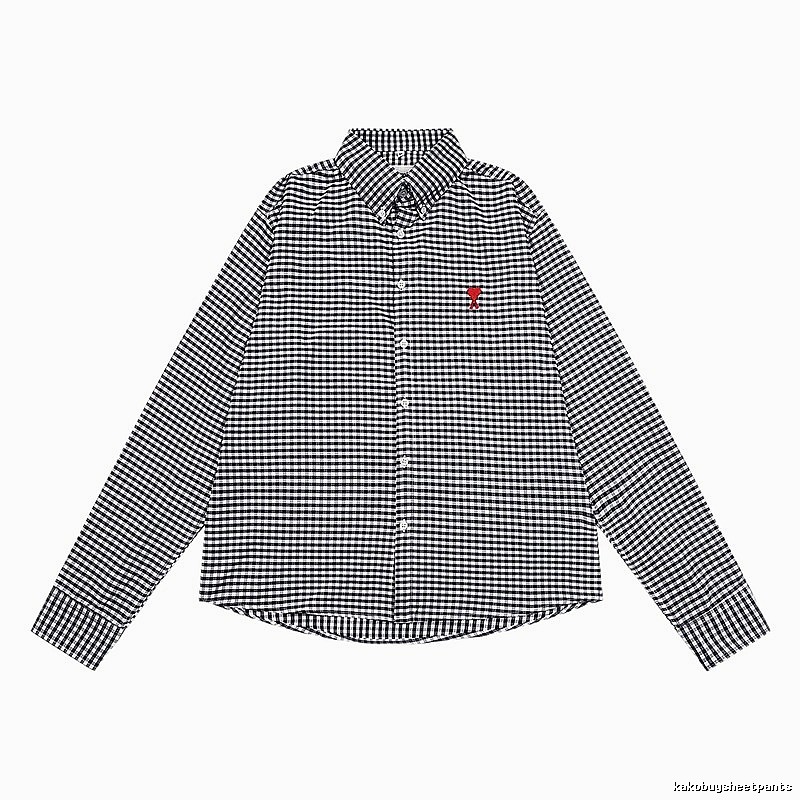 AMI Checkered Retro Style Shirt