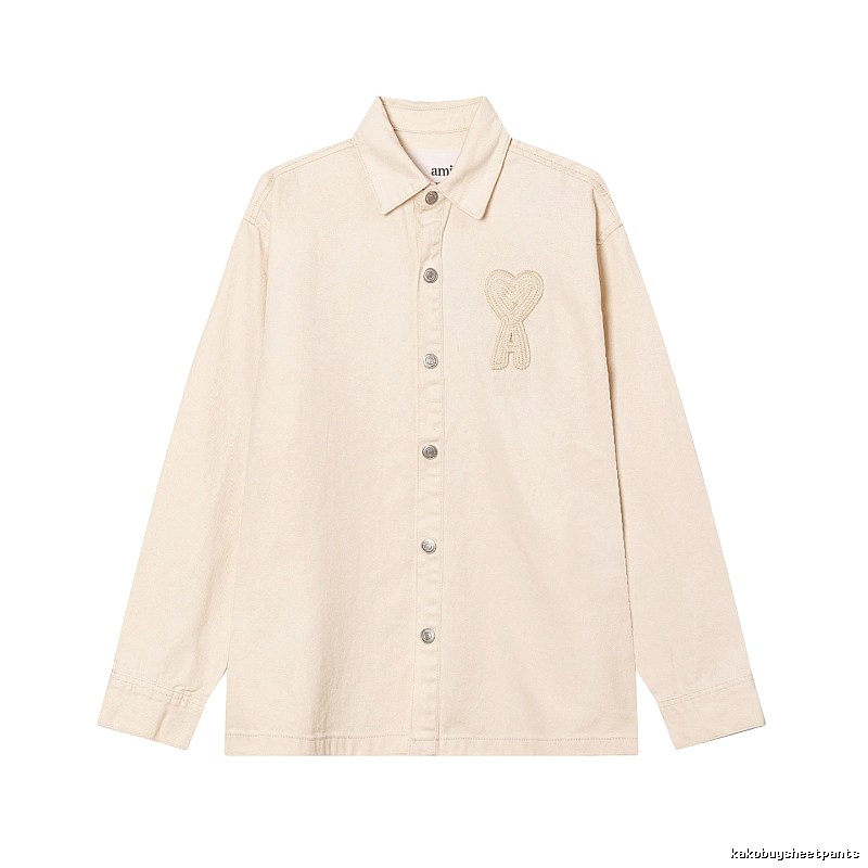 AMI Embroidered Love Style Shirt