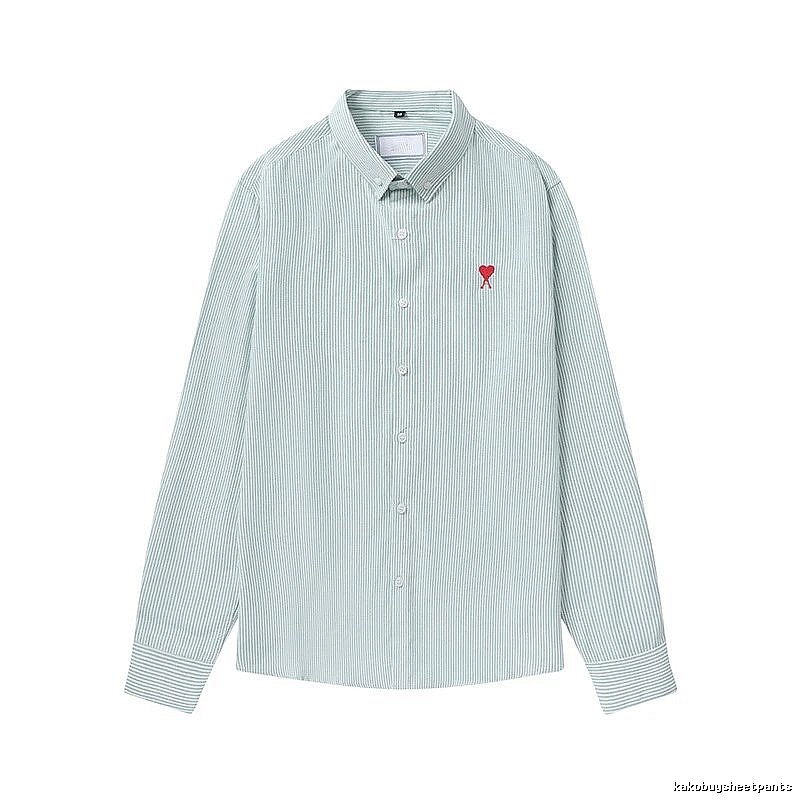 AMI Heart - Shaped Stripe Shirt