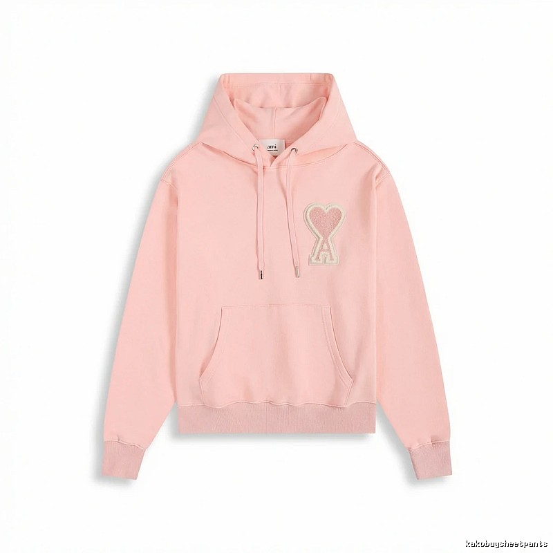 AMI Love Pink Hoodie