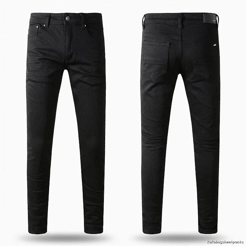 AMI Love Series Trendy and Cool Style Black Jeans
