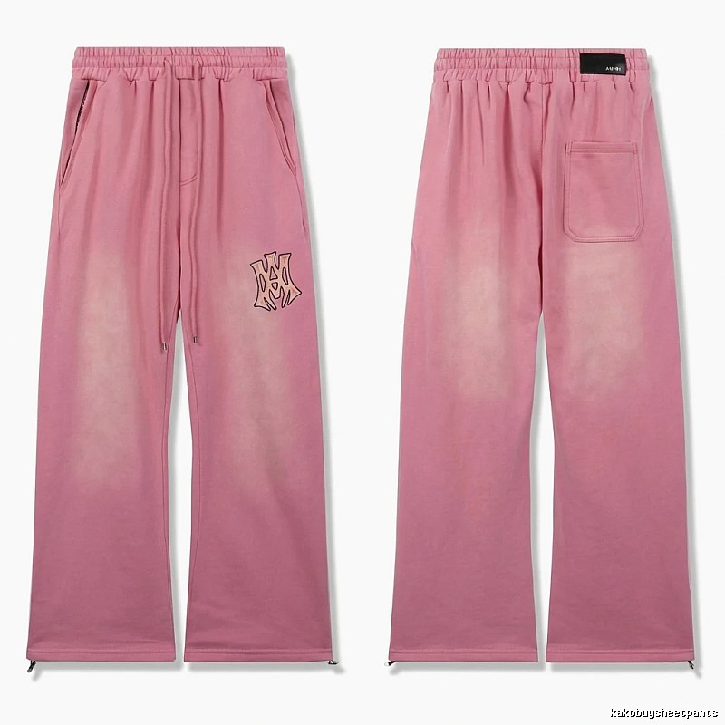 AMIRI casual style pink long trousers
