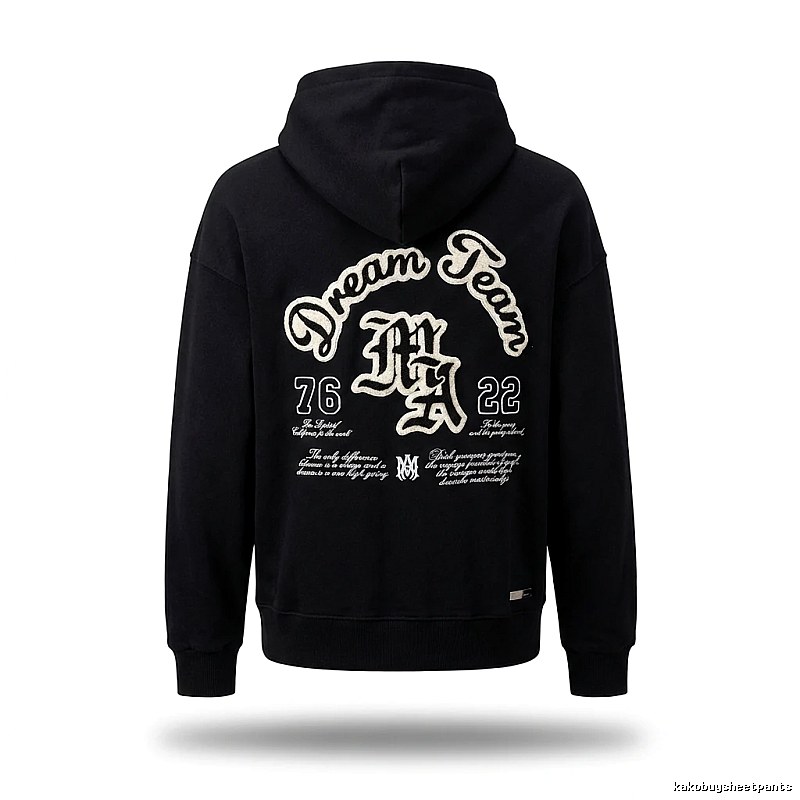 AMIRI Dream Team retro-style black sweatshirt