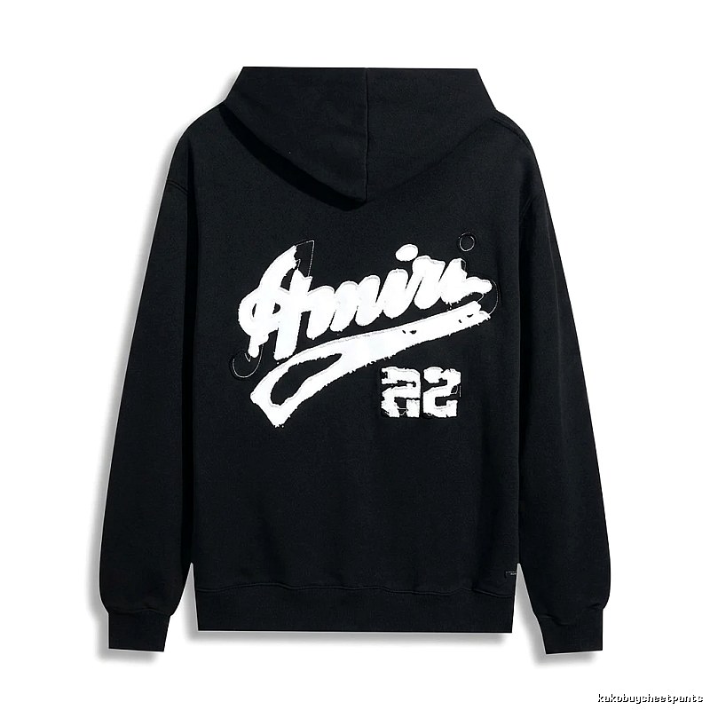 AMIRI Graffiti Style Black Hoodie
