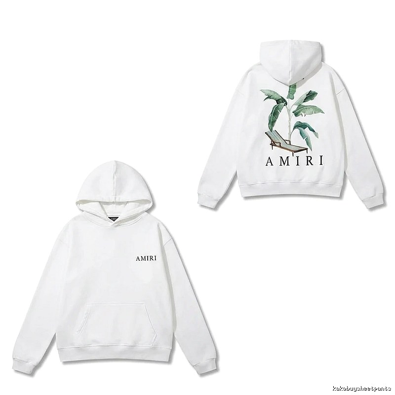 AMIRI Printed Casual White Hoodie