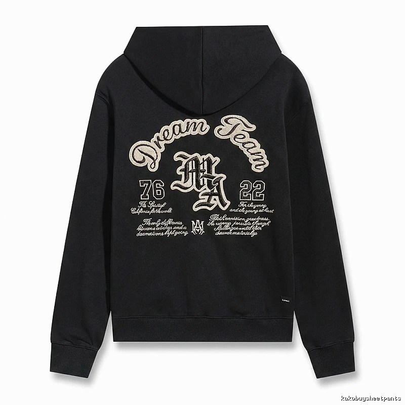 AMIRI Retro Style Black Hoodie