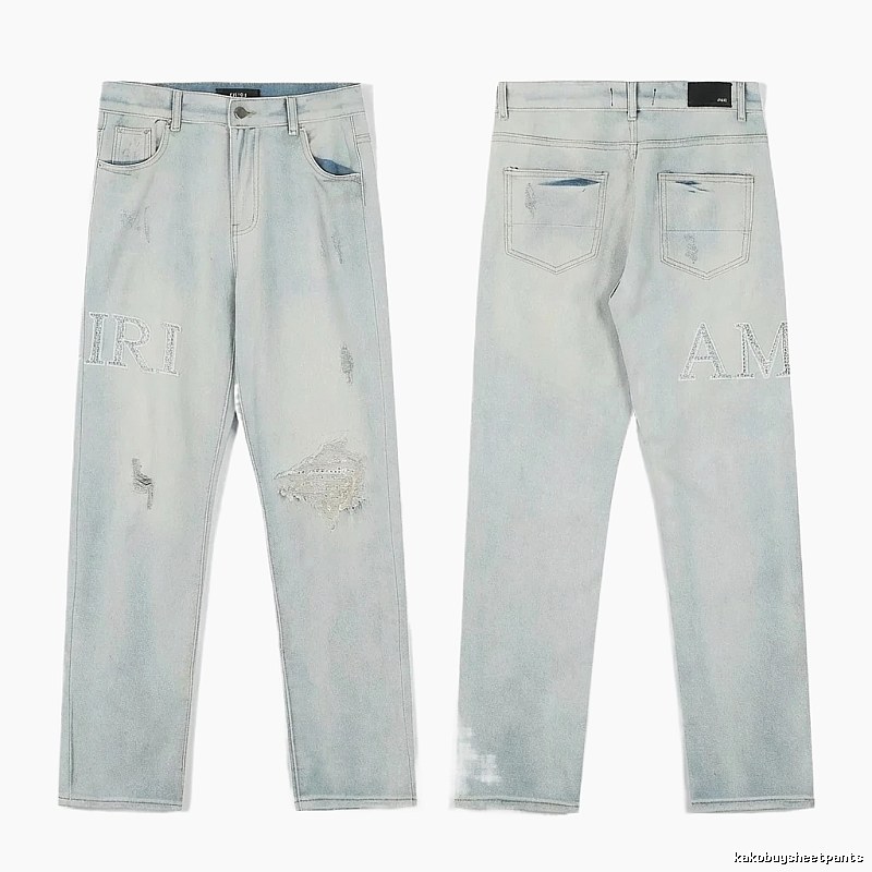 AMIRI Ripped Trendy and Cool Style Jeans