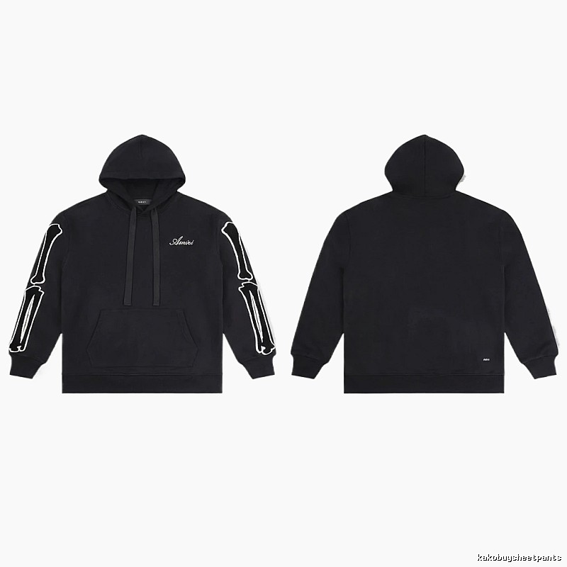 AMIRI Skull Style Black Hoodie