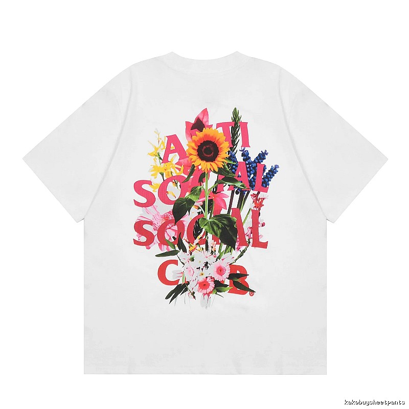 Anti Social Social Club Gift Ready Logo T-shirt Black Orange Anti with Standout Detail