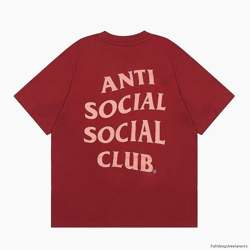 Anti Social Social Club Travel Logo T-shirt Black Orange Anti with Modern Look