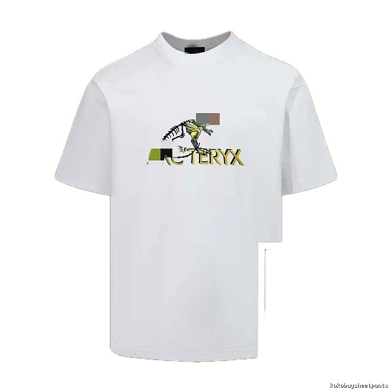 Arc'teryx Dinosaur Print Casual Style White T-Shirt