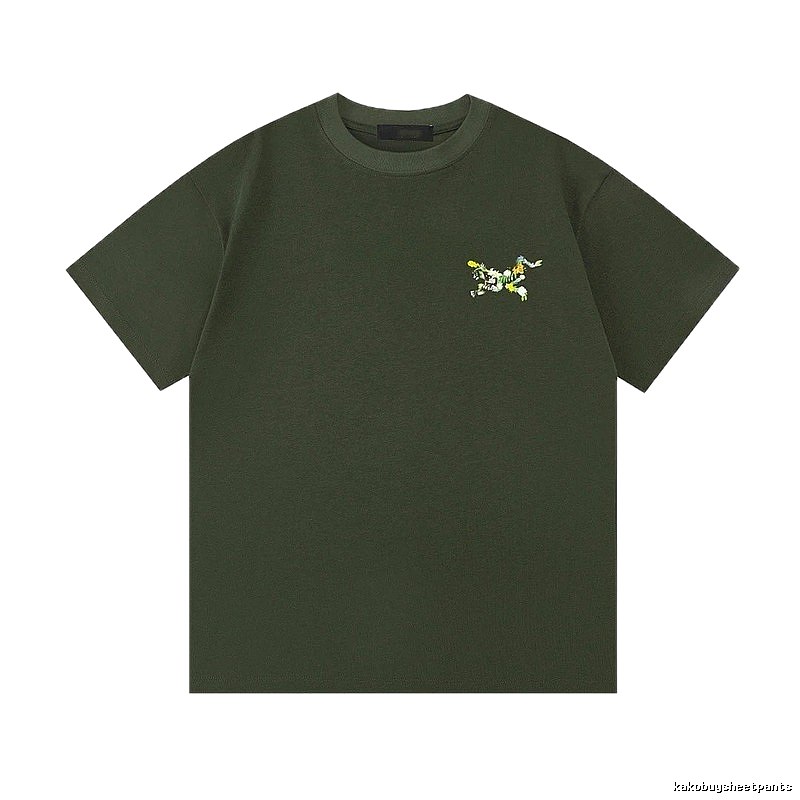 Arc'teryx Floral Logo Outdoor-style Army Green T-Shirt
