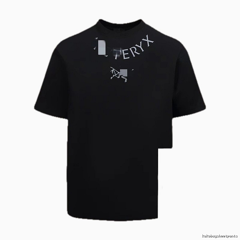 Arc'teryx Printed Functional Style Black Short Sleeve T-shirt