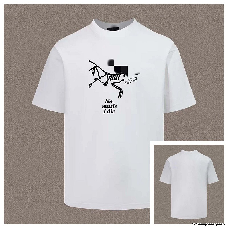 Arc'teryx Skull Print Trendy Cool Style White T-Shirt