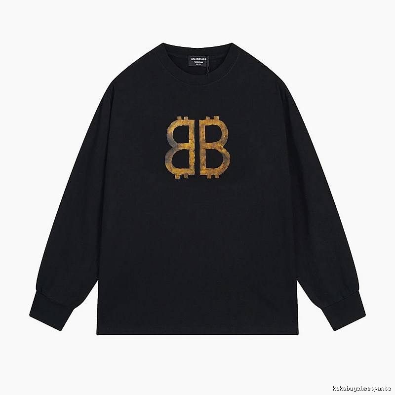 Balenciaga BB Print Black Sweatshirt