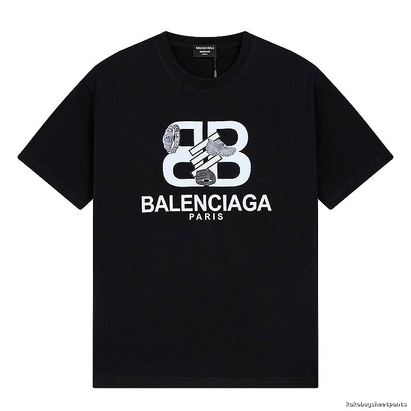Balenciaga BB Print Short-sleeve Shirt