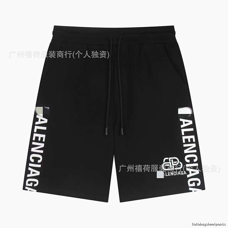Balenciaga casual style black shorts
