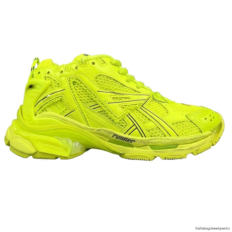 Balenciaga fluorescent yellow sneakers