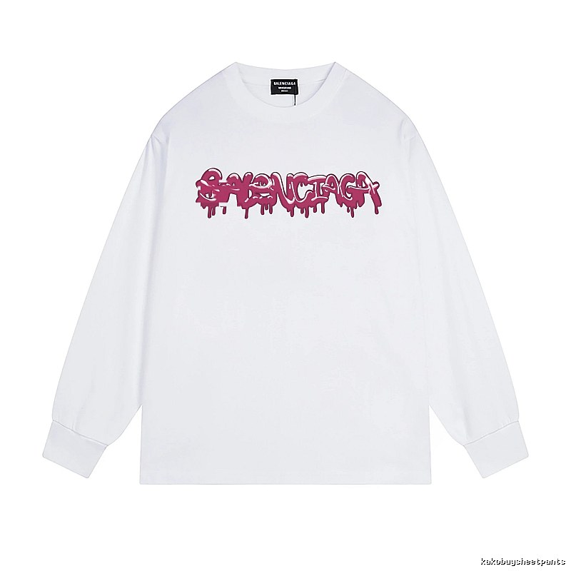 Balenciaga graffiti-style white T-shirt