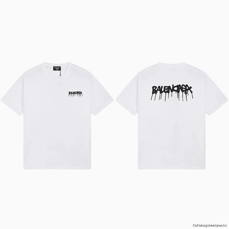 Balenciaga Graffiti Style White T-shirt