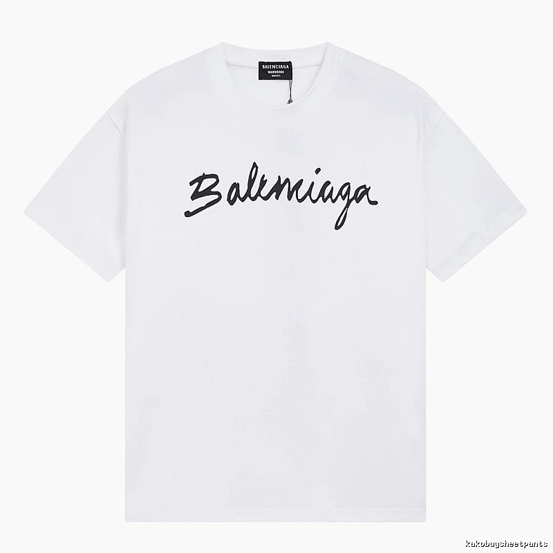 Balenciaga letter simple white T-shirt
