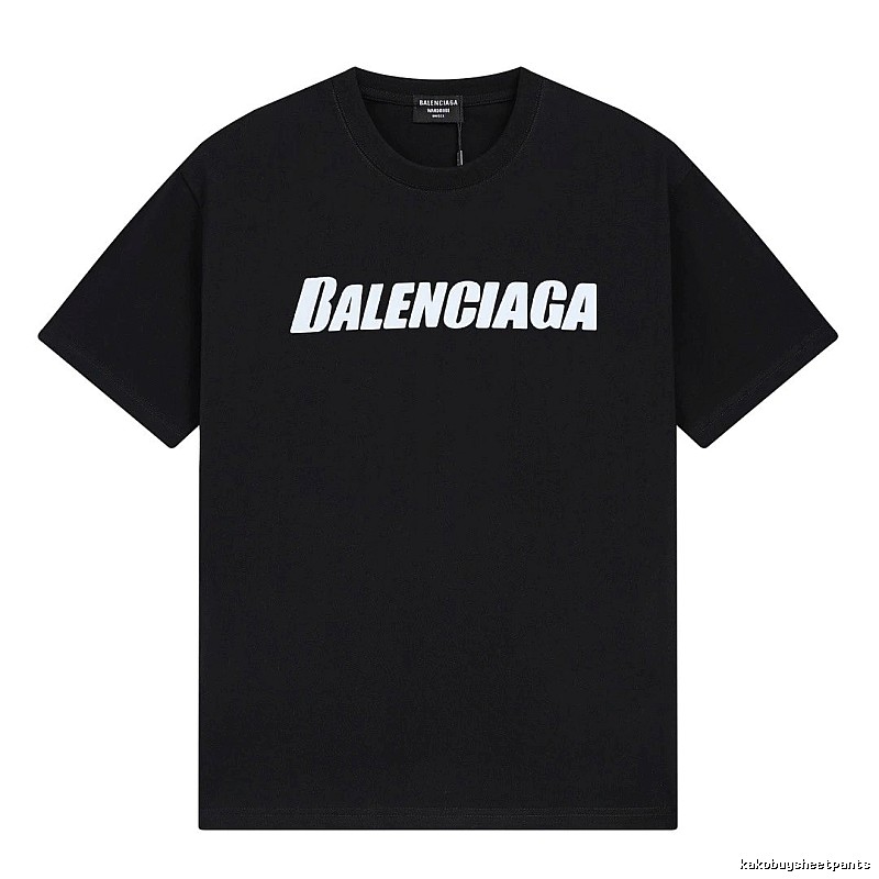 Balenciaga minimalist style black T-shirt
