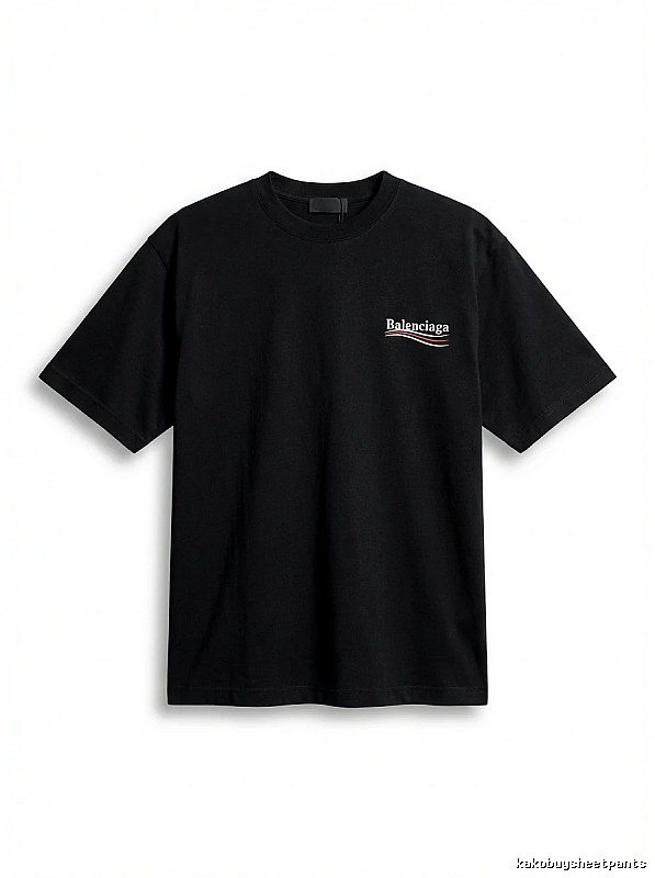 Balenciaga minimalist style black T-shirt
