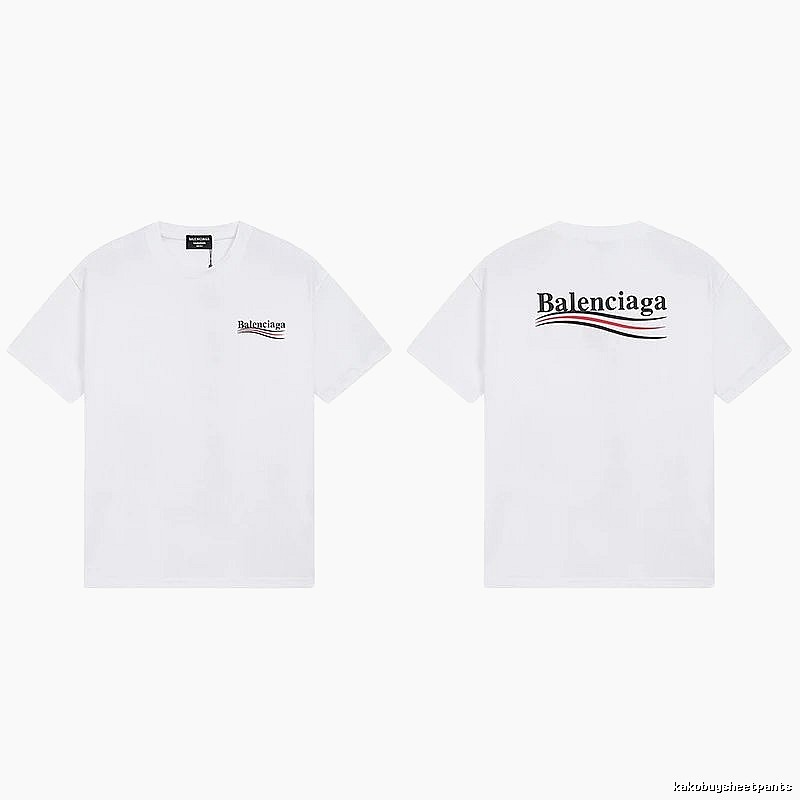Balenciaga minimalist style white T-shirt